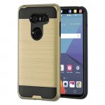 Wholesale LG V30 Armor Hybrid Case (Gold)